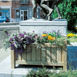Bac à fleurs Tenon-Mortaise