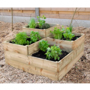Bac à potager 4 compartiments