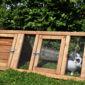 clapier triangulaire pour lapins