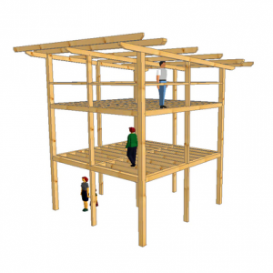 Maison - Chambre d'amis en bois REF TOURS