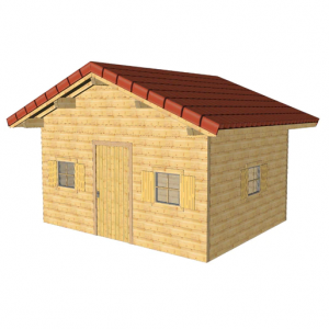 Chalet - Chambre d'amis en bois SALINS