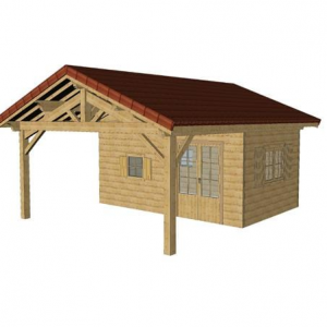 Chalet - Chambre d'amis en bois BRACON