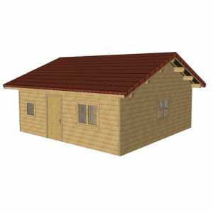 Chalet - Chambre d'amis en bois PONT D'HERY