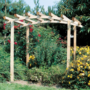Pergola Double Galbée