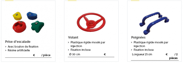 Agrés et accessoires pour Jeux – Image 3
