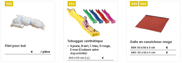 Agrés et accessoires pour Jeux – Image 4