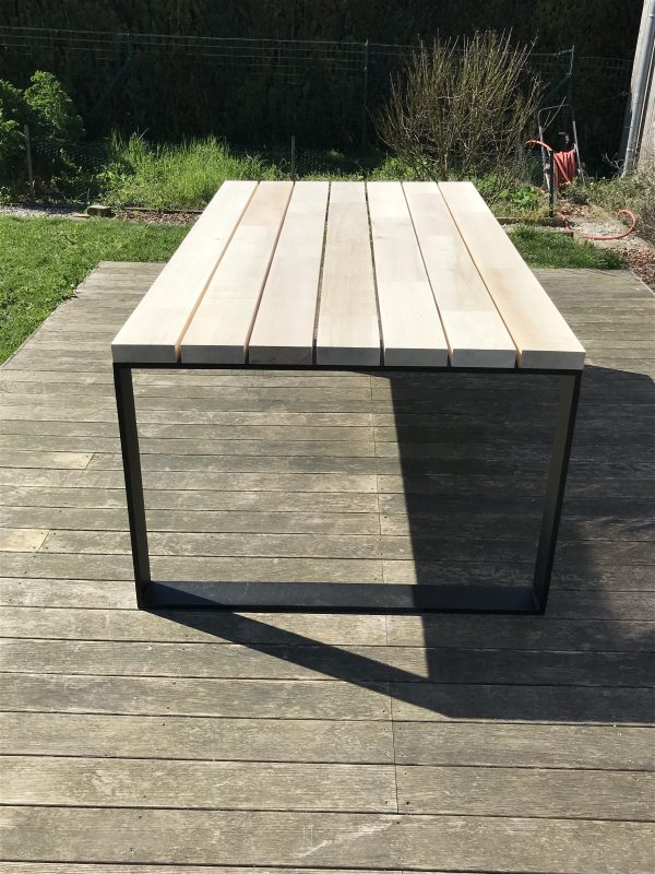 Table en bois 200x107cm Xtb – Image 5