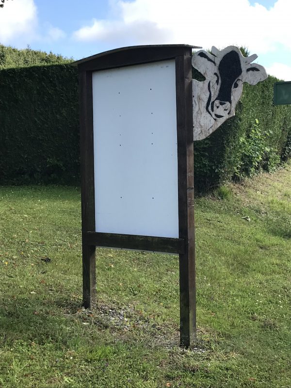 Panneau affichage sans toit 230 cm – Image 5
